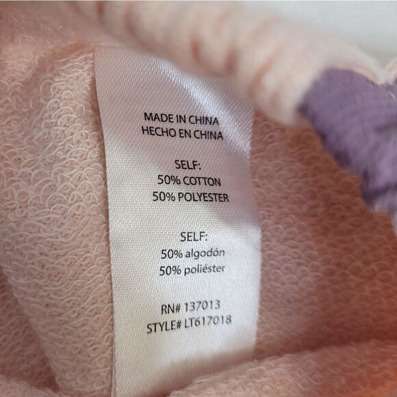 NEW Wildfox knox peach grapefruit stripe jogger sweatpants M - Picture 7 of 10